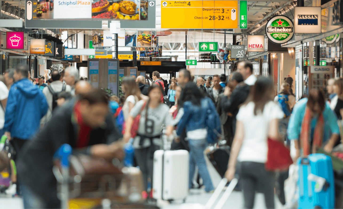 Smart airports and public transport