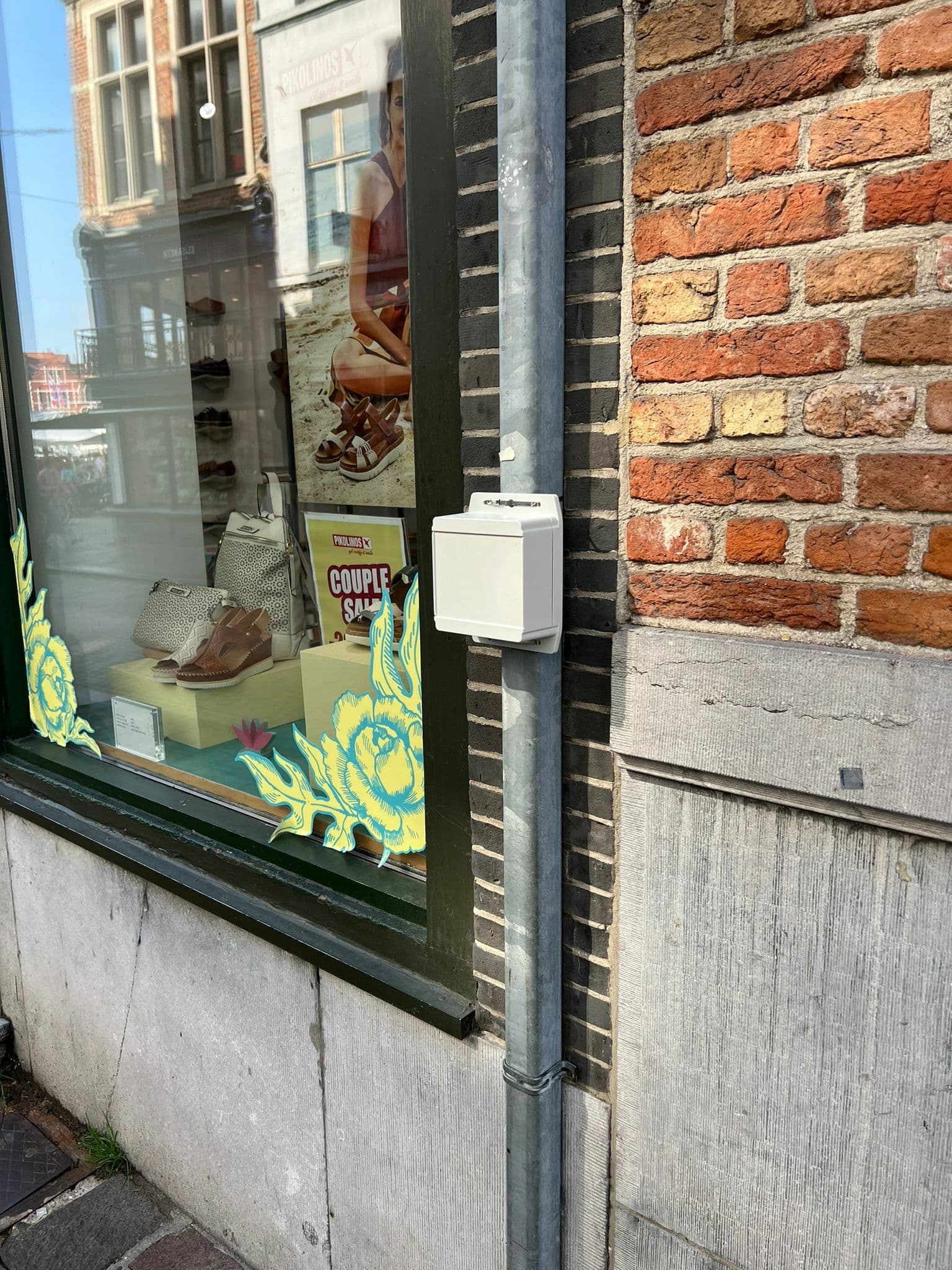 CrowdScan sensor in a shopping street