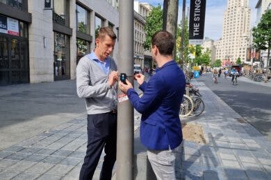 CASE: CrowdScan measures the crowds in the well-known shopping street Meir